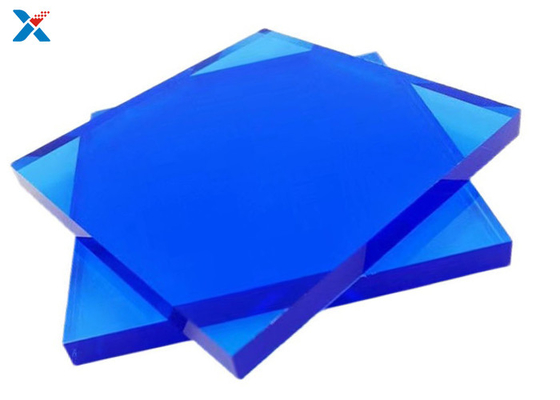 Perspex επιτροπές που κόβονται μεγέθους διαφανές μπλε φύλλων 4x8 πλεξιγκλάς στο ακρυλικό